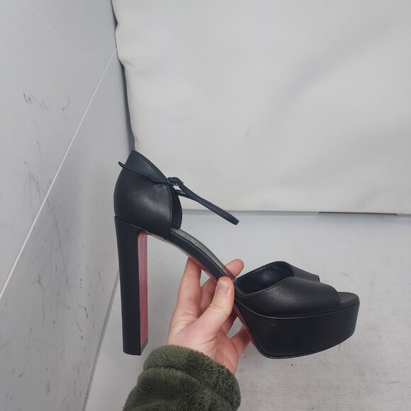 Christian Louboutin Black Sandaloo Platform Sandal - Picture 3 of 14